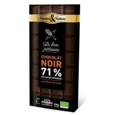 Saveurs & Nature - kogechokolade Chocolat Noir 71%